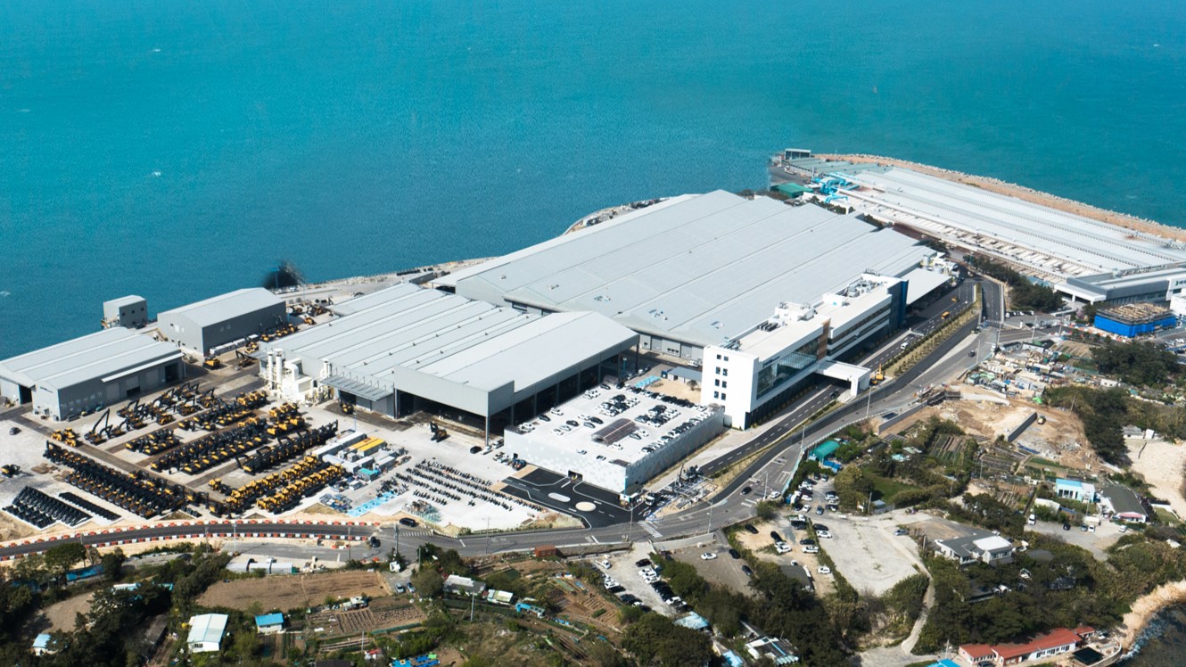Descripción de la imagen: Vista general del campus de Ulsan, de HD Hyundai Equipos de Construcción